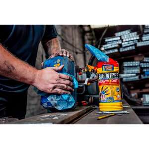 Image produit LINGETTE NETTOYANTE MAINS BIG WIPES TUBE DE 100 LINGETTES