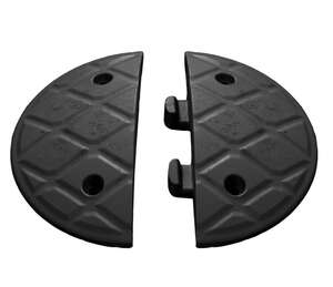 Image produit EMBOUTS RONDS RALENTISSEURS NOIRS HAUTEUR  5CM HT PAIRE