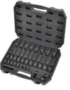 Image produit COFFRET 40 DOUILLES COURTES ET LONGUES A CHOC 1/2" 9 A 30 MM
