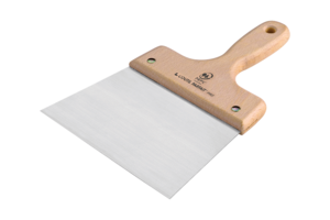 Image produit COUTEAU ENDUIRE LAME ACIER VERNIE 08CM MANCHE BOIS